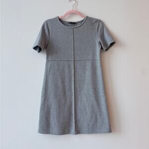 ZARA Elegant Gray Women's Dress